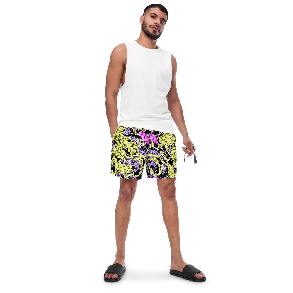 Acid Etching on Swim Trunks — Front