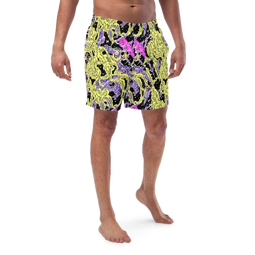 Acid Etching on Swim Trunks — Front