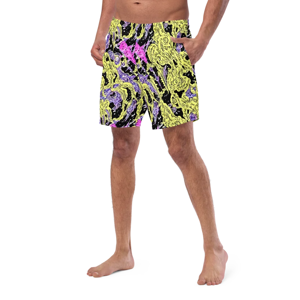 Acid Etching on Swim Trunks — Left Front