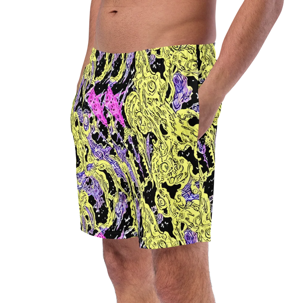 Acid Etching on Swim Trunks — Left Front