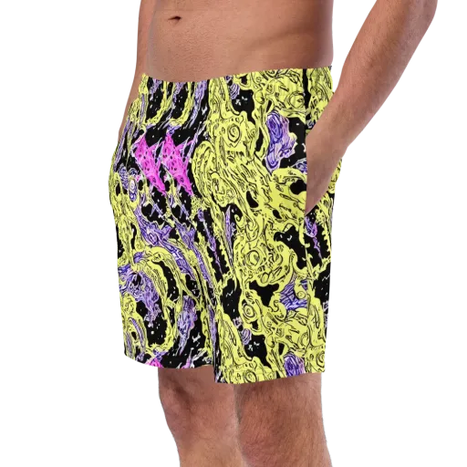 Acid Etching on a Swim Trunks