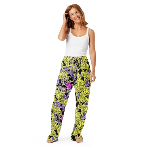 Acid Etching on a Women's Pajama Pants