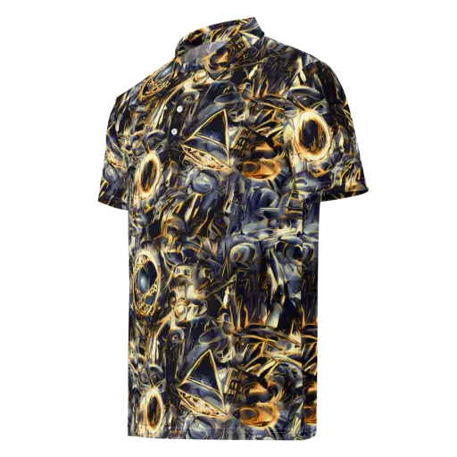 Imperial Nebula on a Men's Slim Fit Polo Shirt