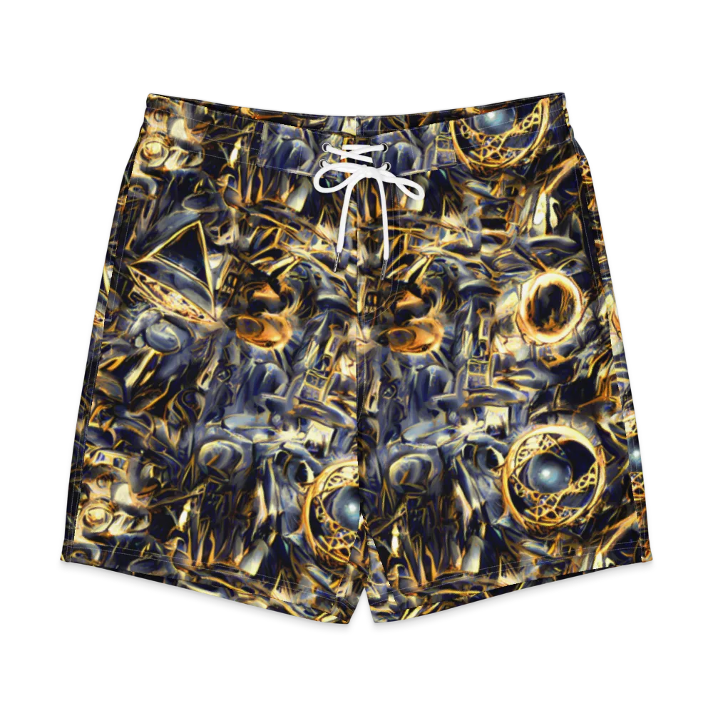 Imperial Nebula on Men's Board Shorts — Front