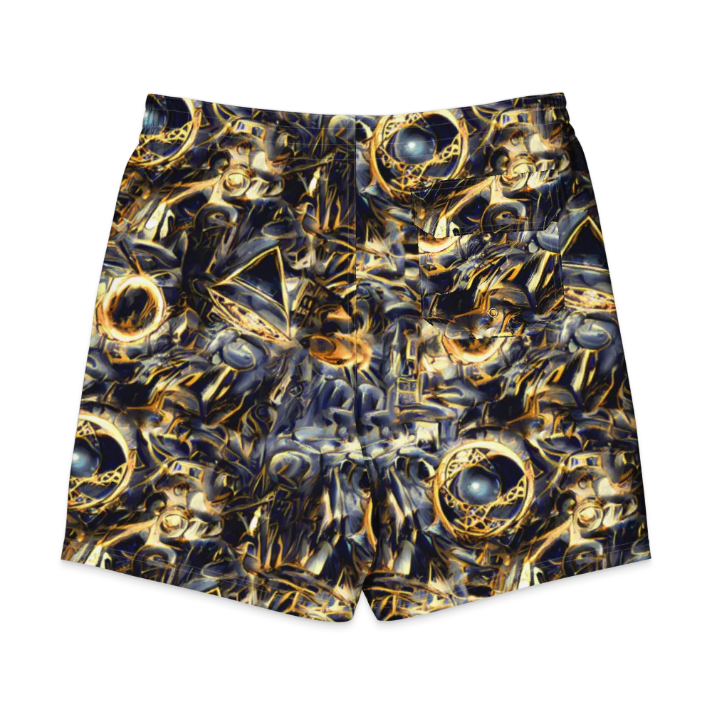 Imperial Nebula on Men's Board Shorts — Back
