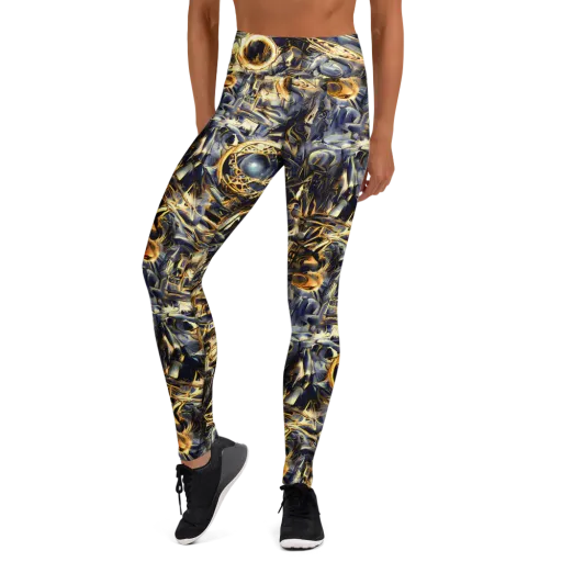 Imperial Nebula on a Yoga Leggings