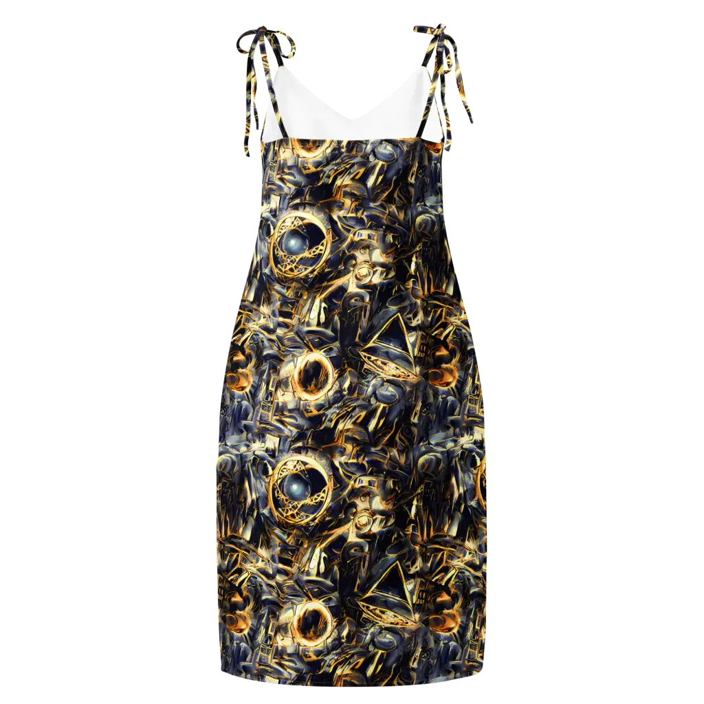 Imperial Nebula on Slip Dress — Back