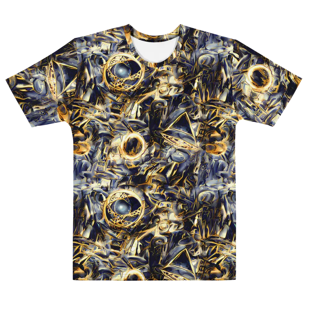 Imperial Nebula on Men's Cotton Crew Neck T-Shirt — Front