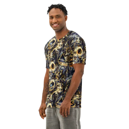 Imperial Nebula on a Men's Cotton Crew Neck T-Shirt