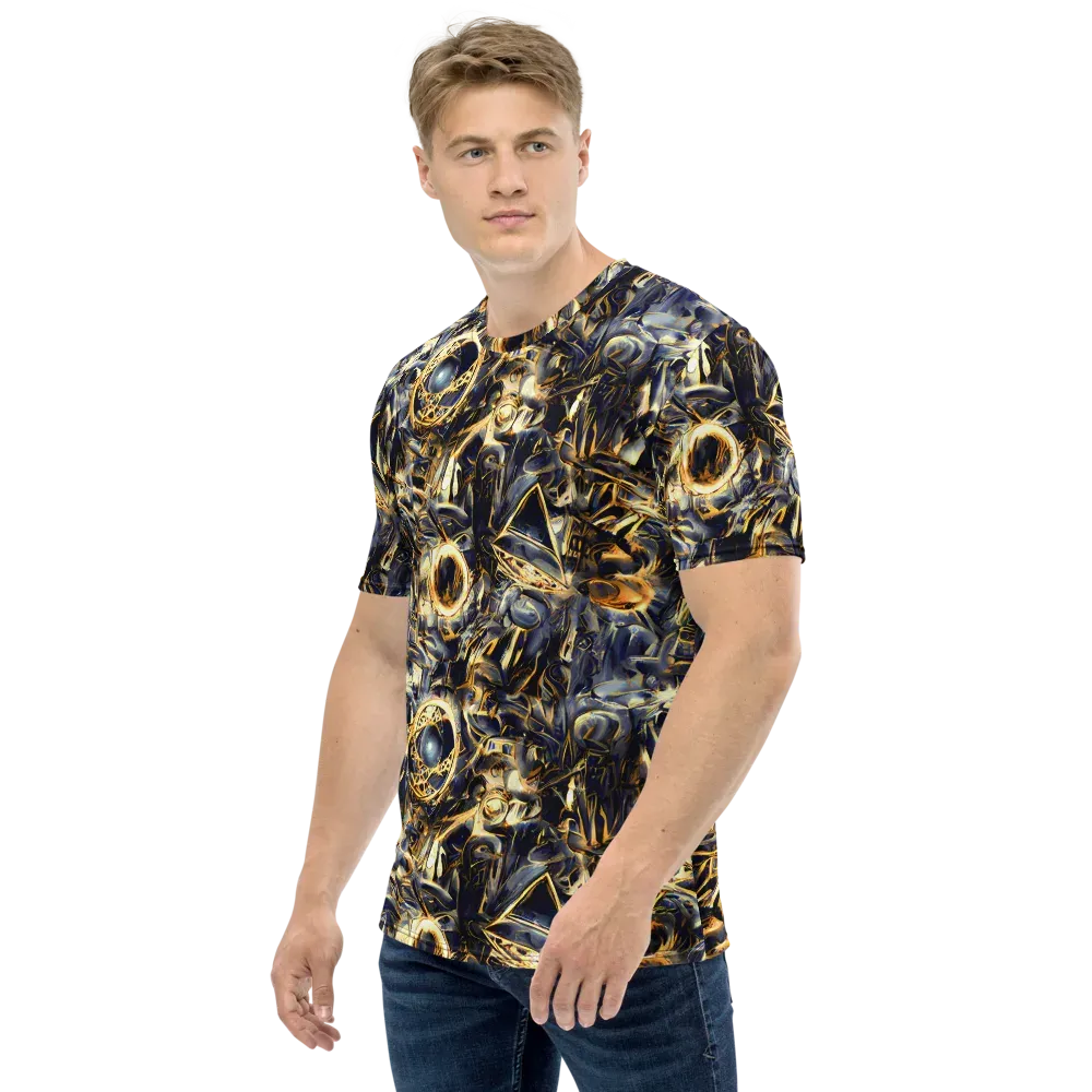 Imperial Nebula on Men's Crew Neck T-Shirt — Left