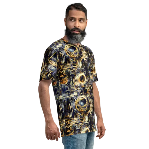 Imperial Nebula on a Men's Crew Neck T-Shirt