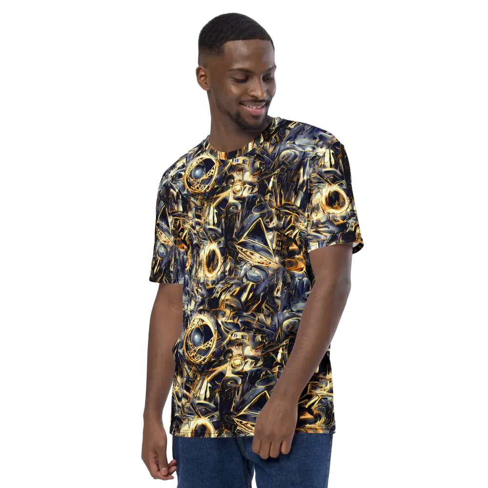 Imperial Nebula on Men's Crew Neck T-Shirt — Left