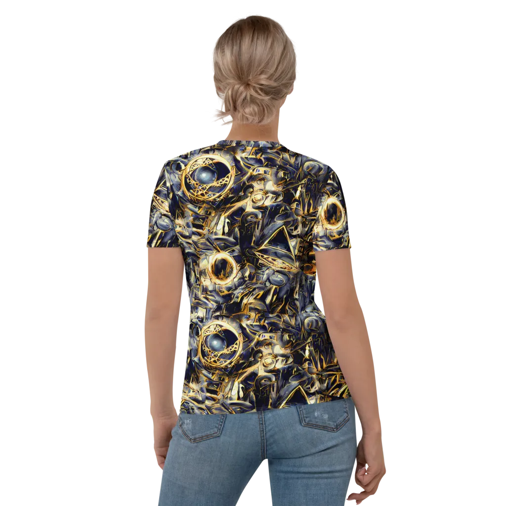 Imperial Nebula on Women's Crew Neck T-Shirt — Back
