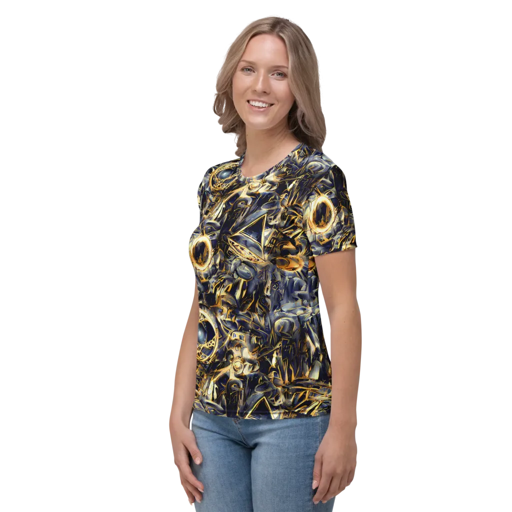 Imperial Nebula on Women's Crew Neck T-Shirt — Left