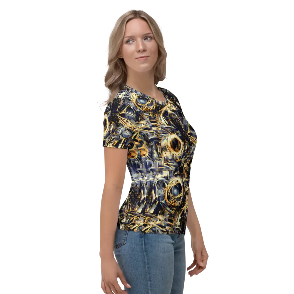 Imperial Nebula on Women's Crew Neck T-Shirt — Right
