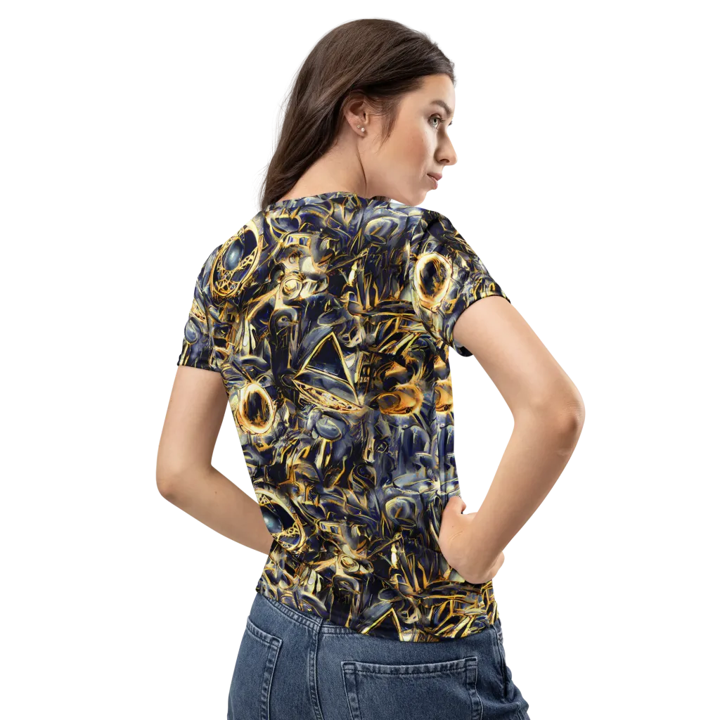 Imperial Nebula on Women's Crew Neck T-Shirt — Back
