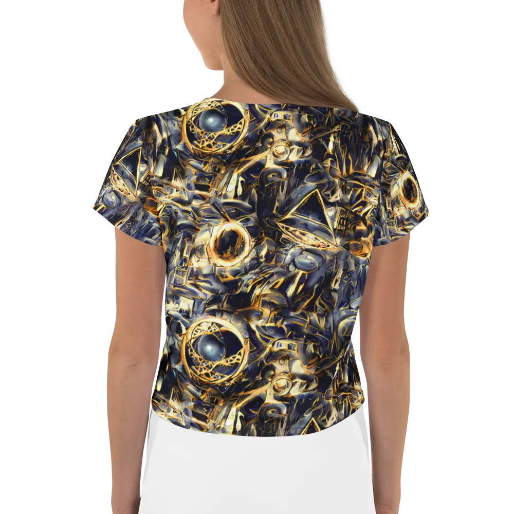 Imperial Nebula on Crop Tee — Back