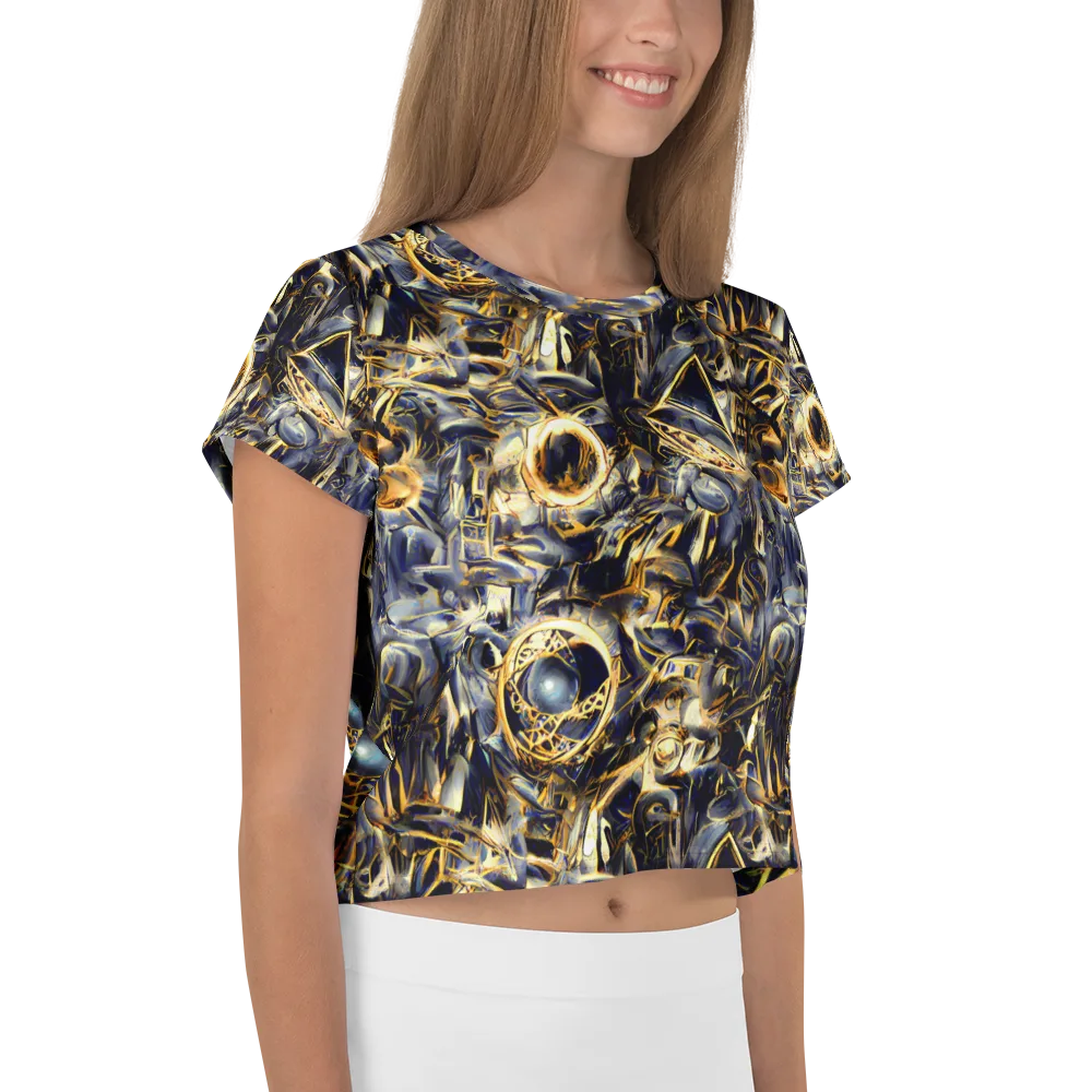 Imperial Nebula on Crop Tee — Right