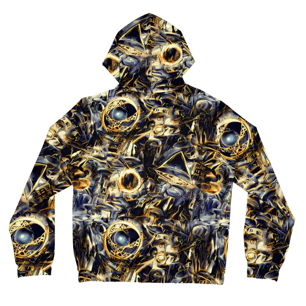 Imperial Nebula on Women's Full-Zip Hoodie — Back
