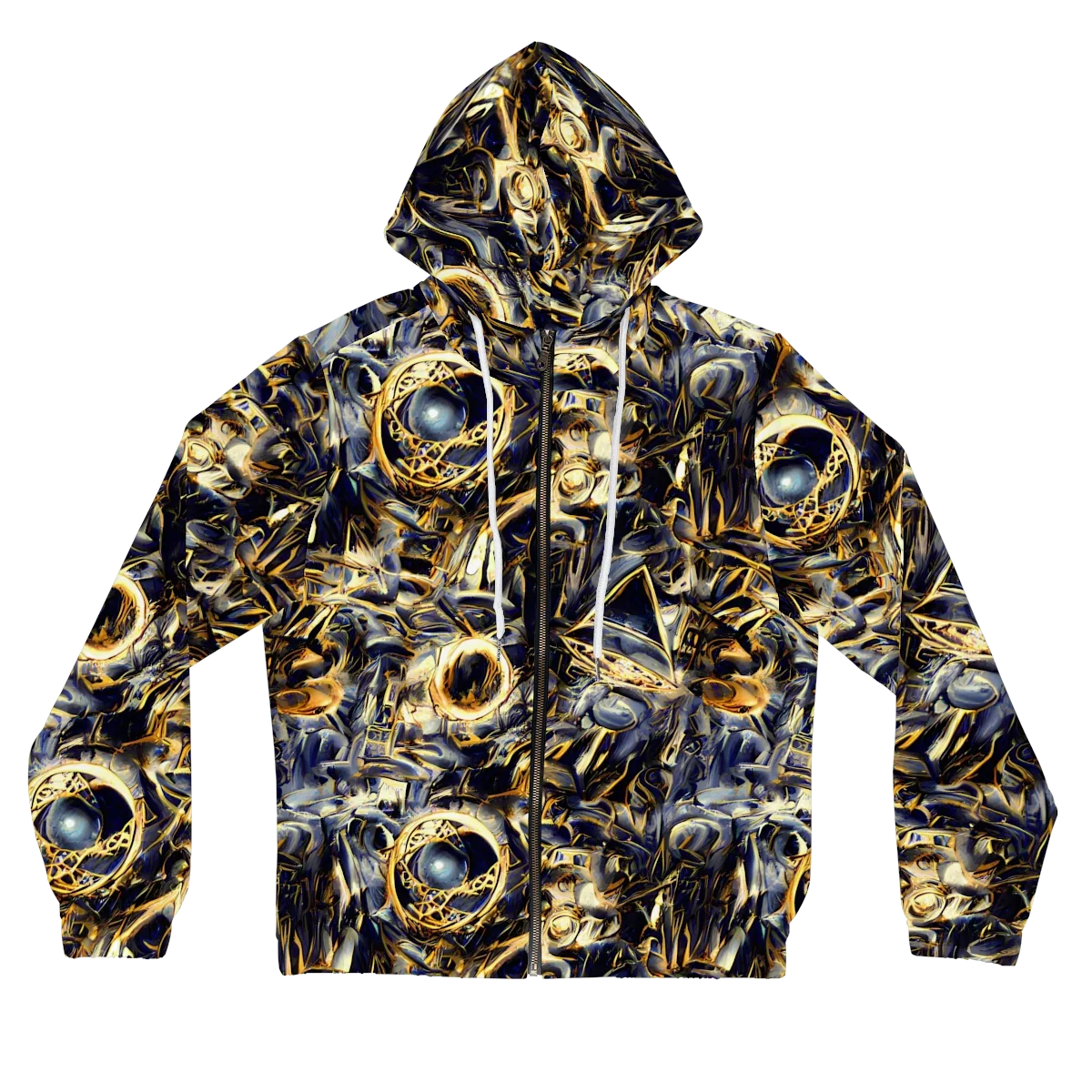 Imperial Nebula on Women's Full-Zip Hoodie — Front