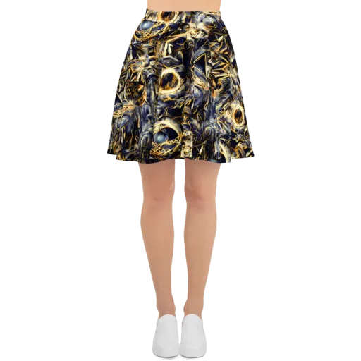 Imperial Nebula on a Skater Skirt