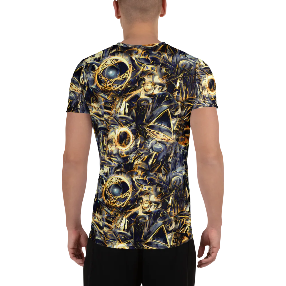 Imperial Nebula on Men's Athletic T-Shirt — Back