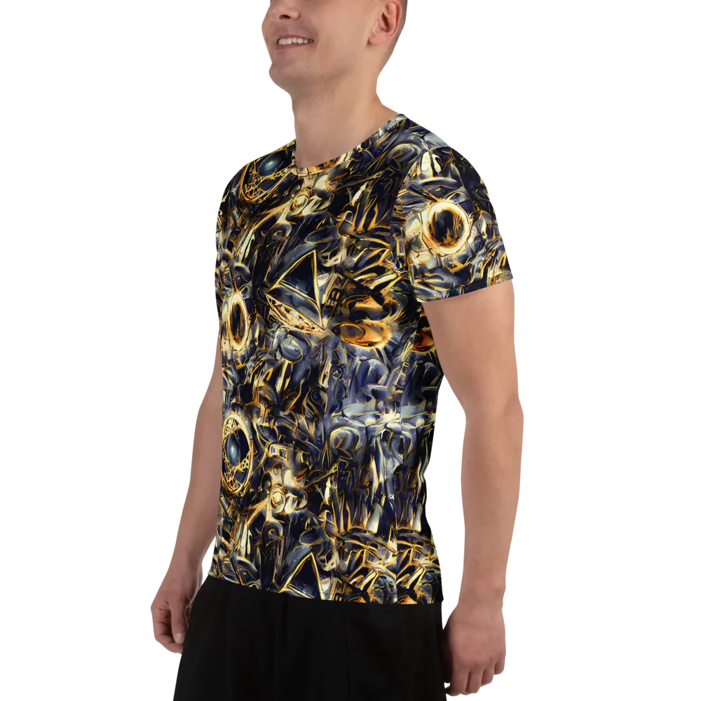 Imperial Nebula on Men's Athletic T-Shirt — Left