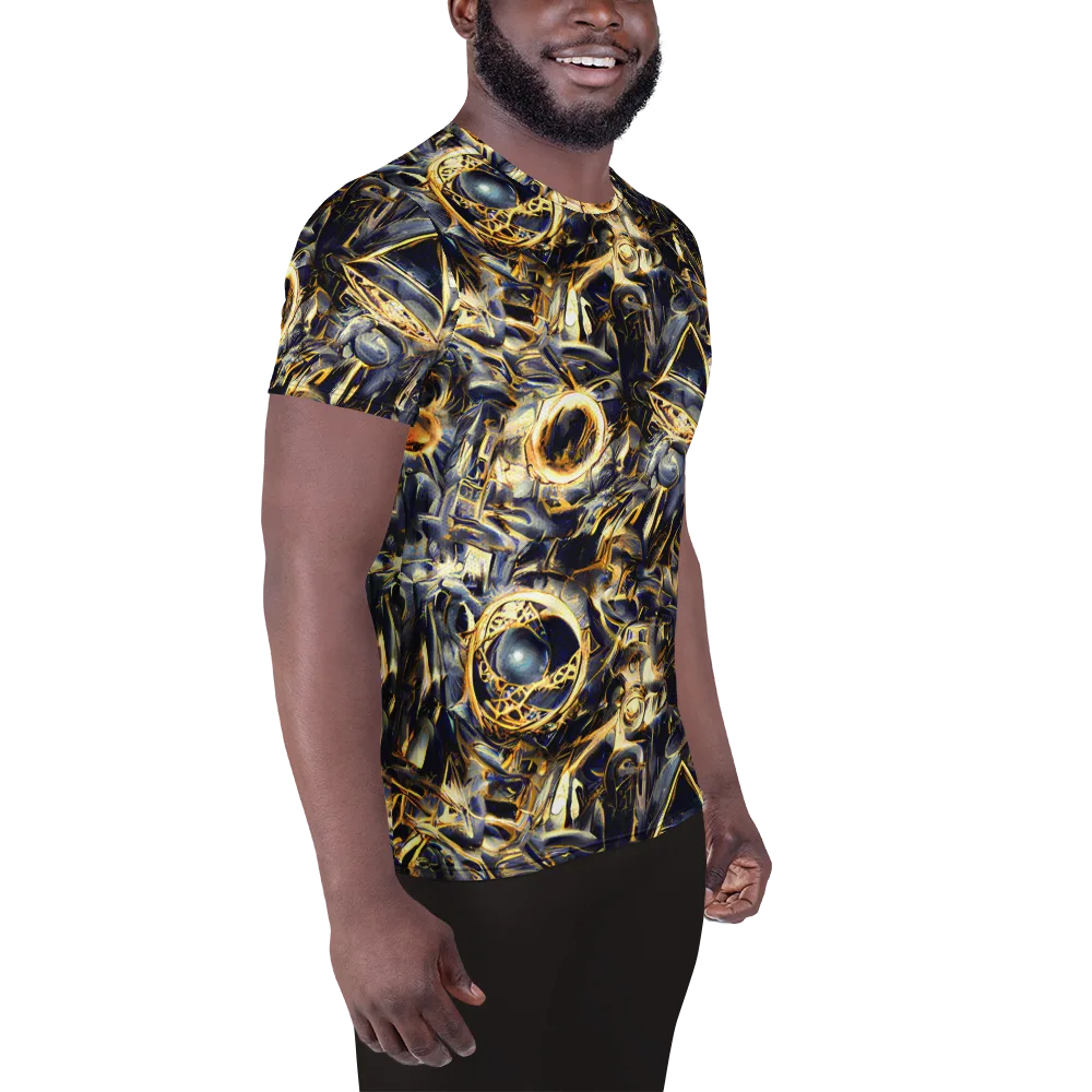 Imperial Nebula on Men's Athletic T-Shirt — Right