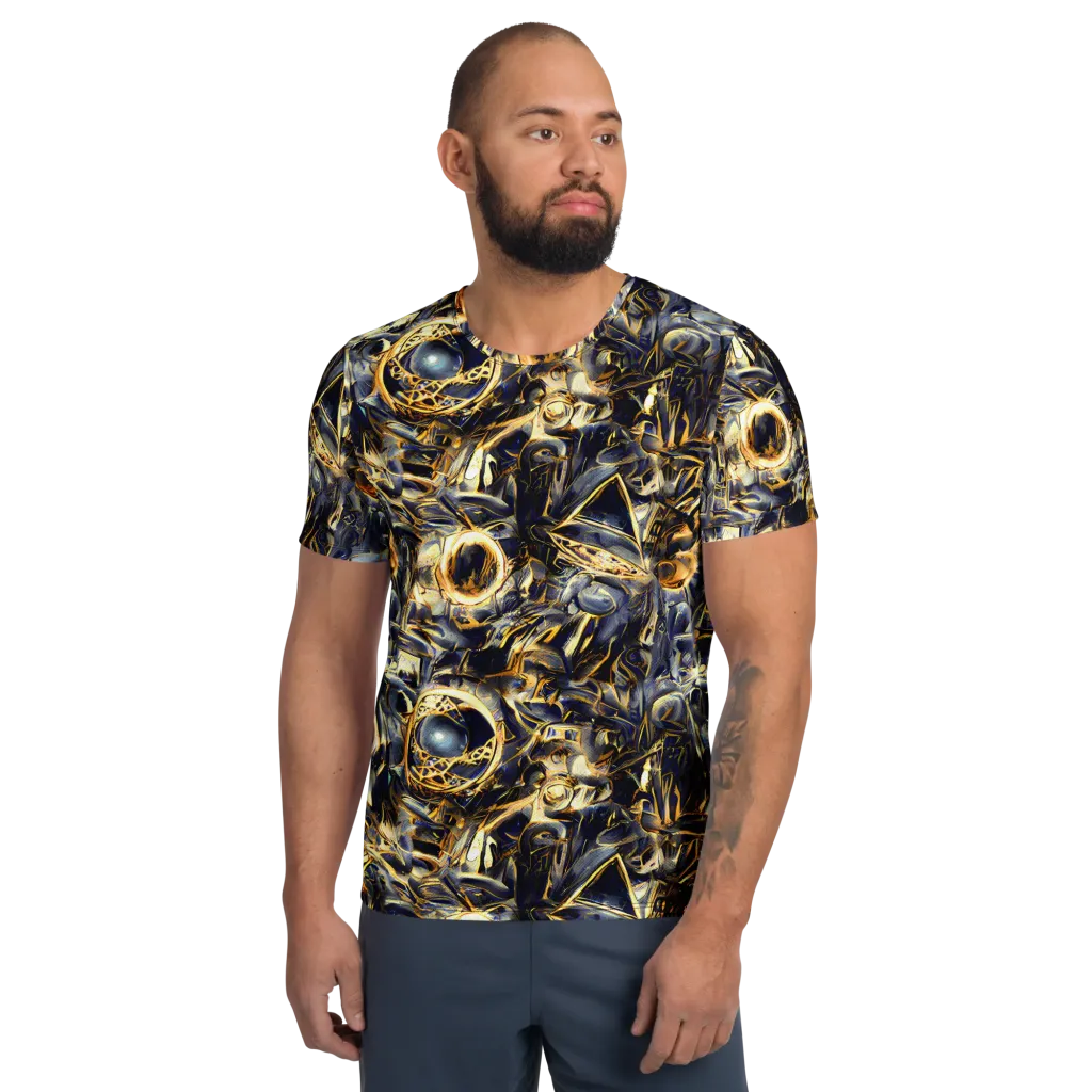 Imperial Nebula on Men's Athletic T-Shirt — Front