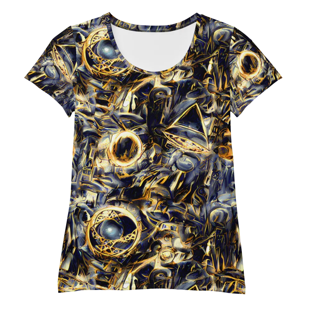 Imperial Nebula on Women's Athletic T-Shirt — Front