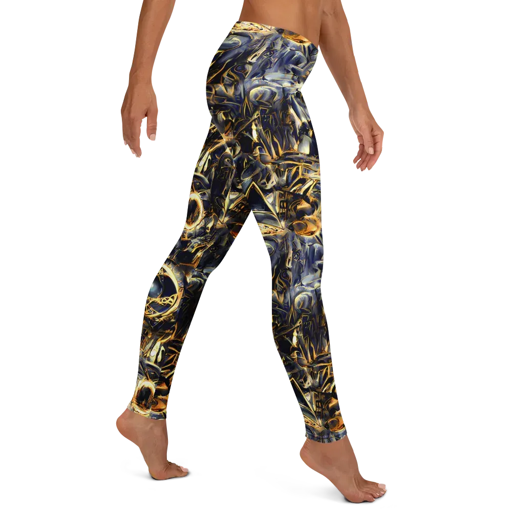 Imperial Nebula on Leggings — Right