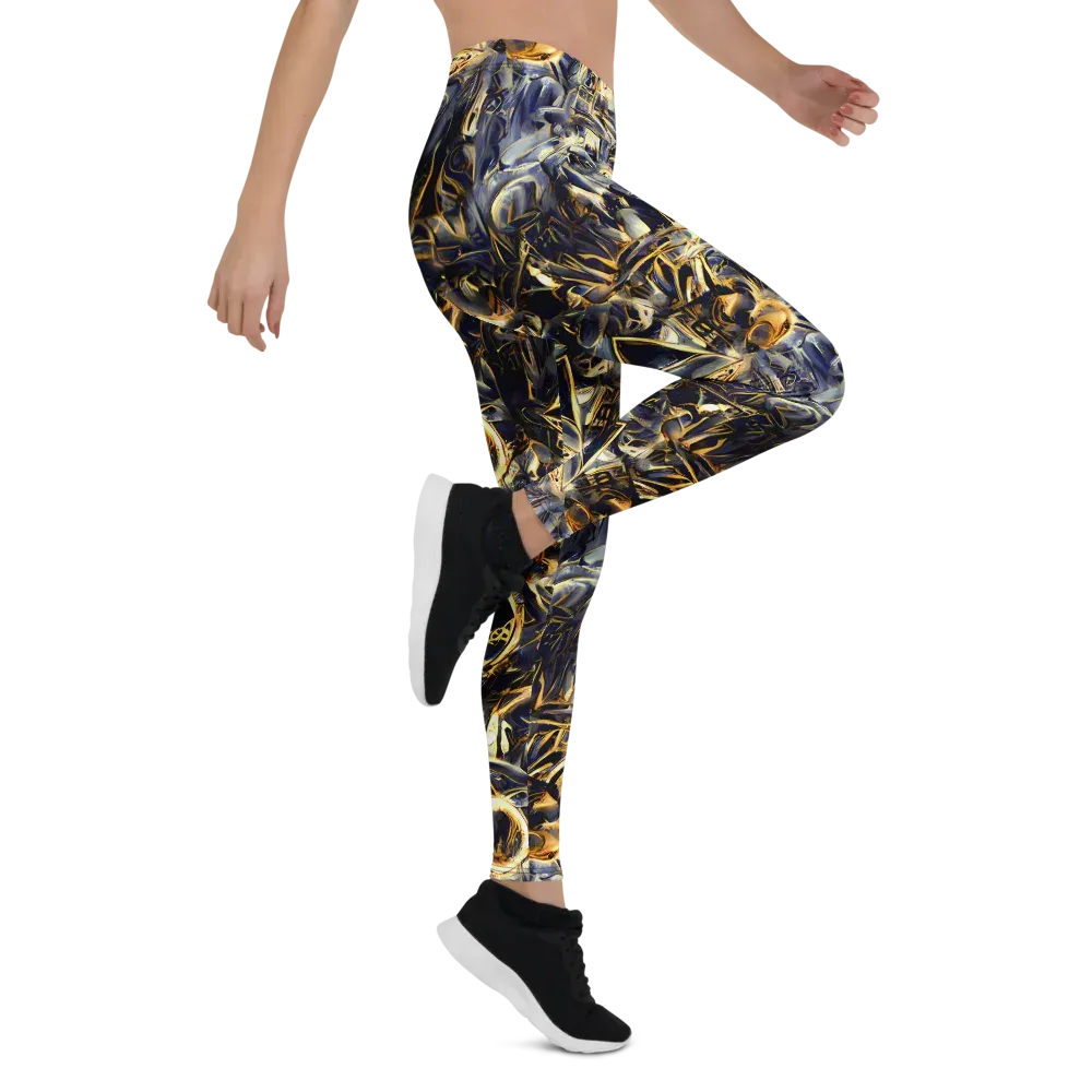 Imperial Nebula on Leggings — Right