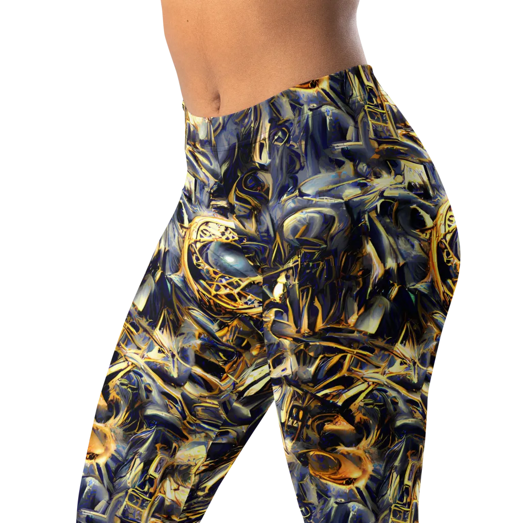 Imperial Nebula on Leggings — Left Front