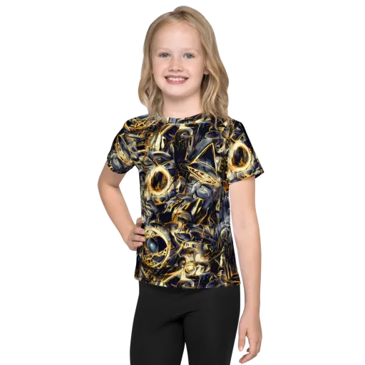 Imperial Nebula on a Kids Crew Neck T-Shirt