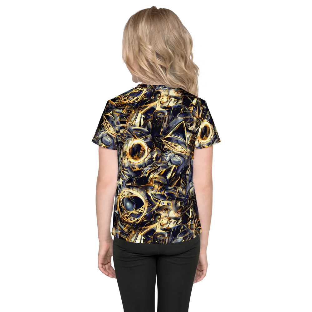 Imperial Nebula on Kids Crew Neck T-Shirt — Back