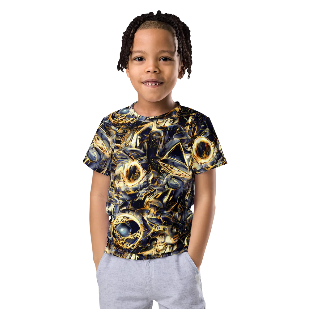 Imperial Nebula on Kids Crew Neck T-Shirt — Front