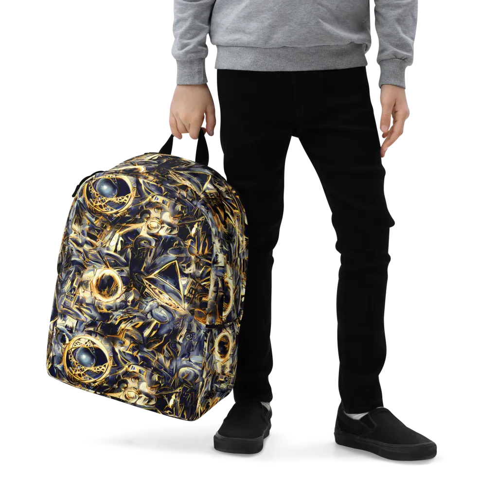Imperial Nebula on Minimalist Backpack — Zoomed-in
