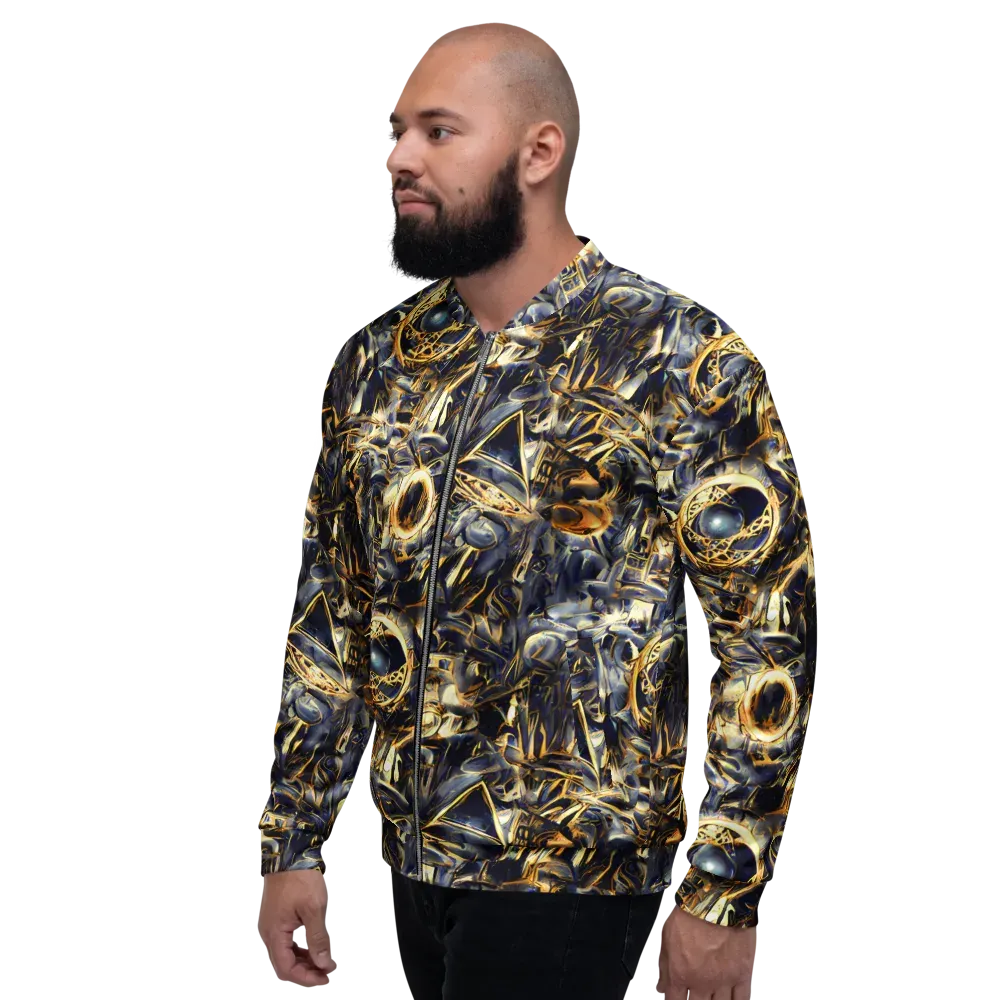Imperial Nebula on Bomber Jacket — Left