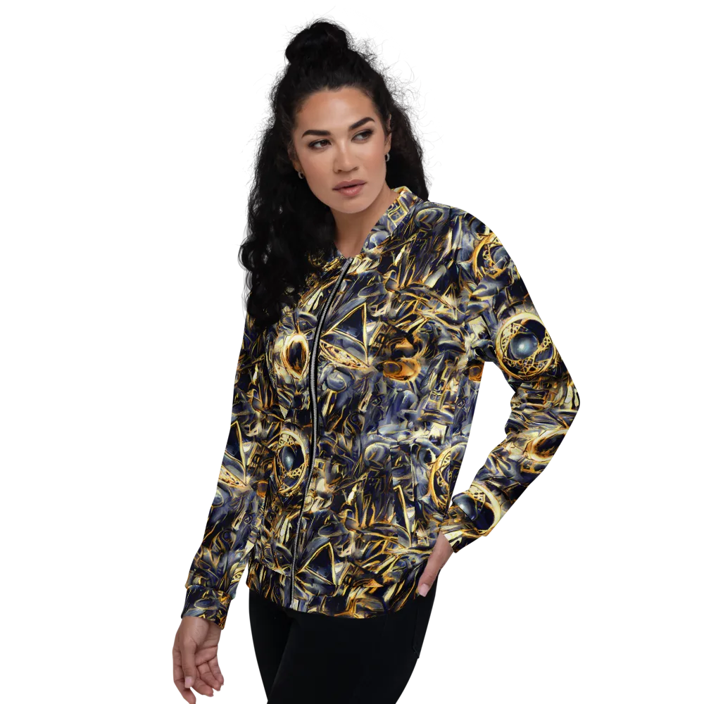 Imperial Nebula on Bomber Jacket — Left