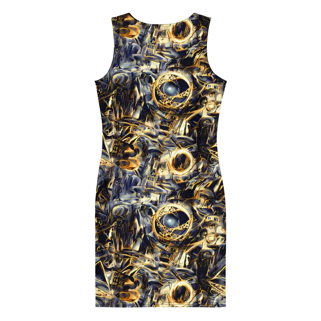 Imperial Nebula on Bodycon Dress — Back