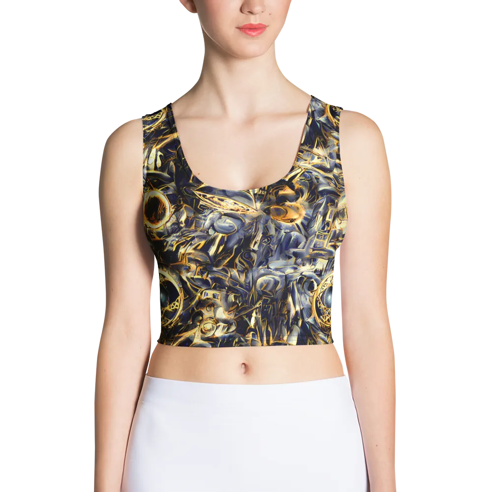Imperial Nebula on Crop Top — Front