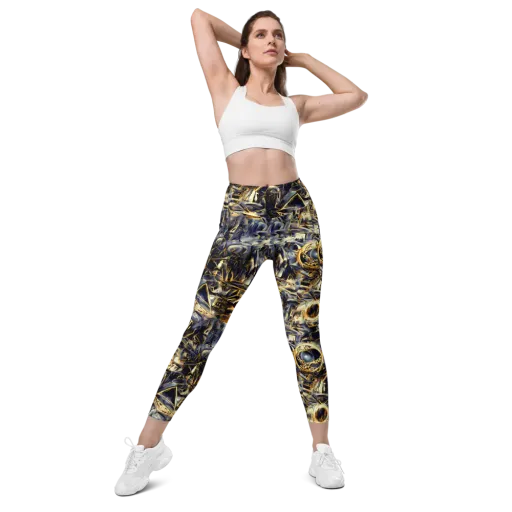 Imperial Nebula on a Leggings with Pockets