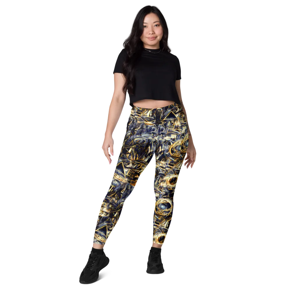 Imperial Nebula on Leggings with Pockets — Front