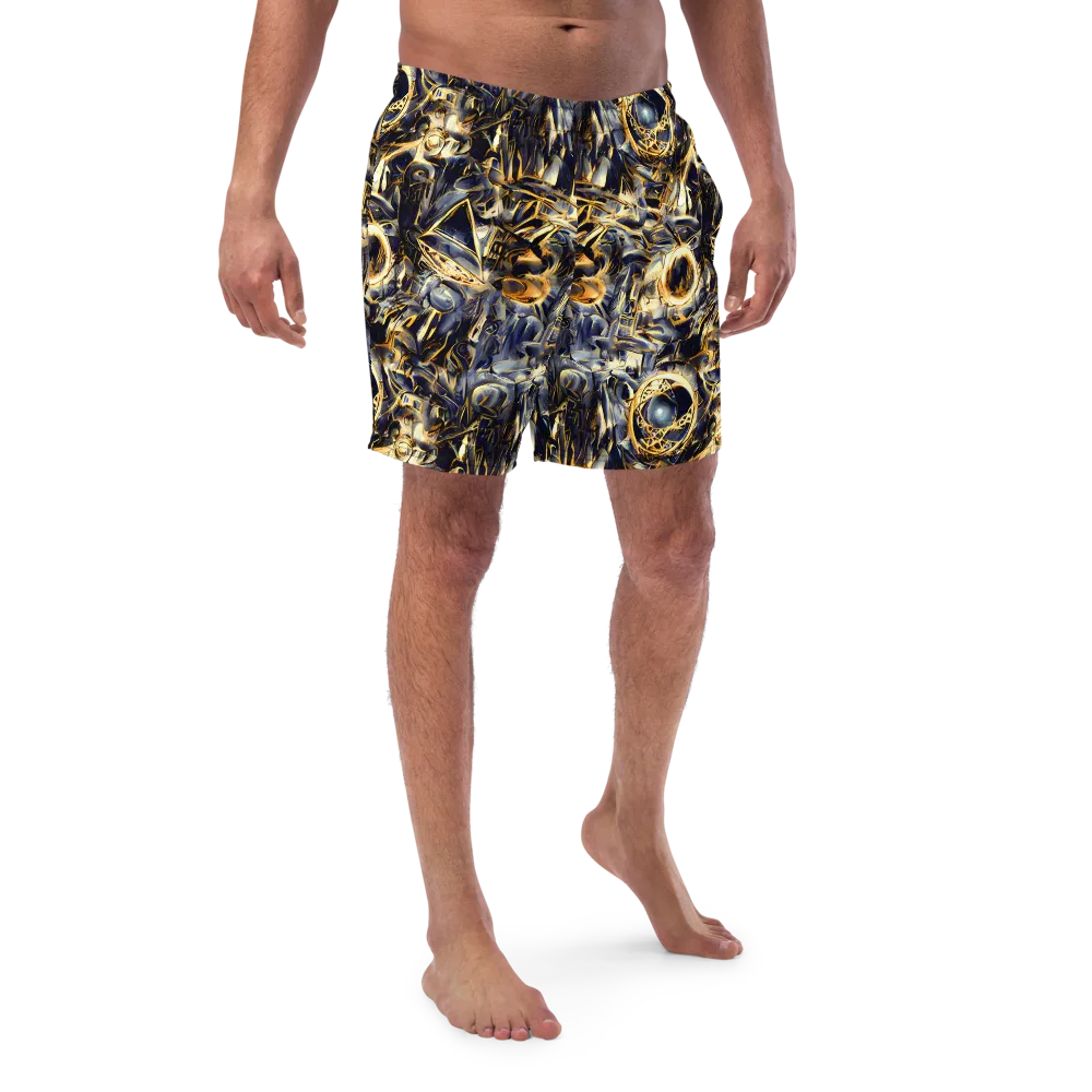 Imperial Nebula on Swim Trunks — Front