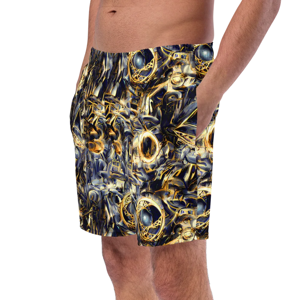 Imperial Nebula on Swim Trunks — Left Front