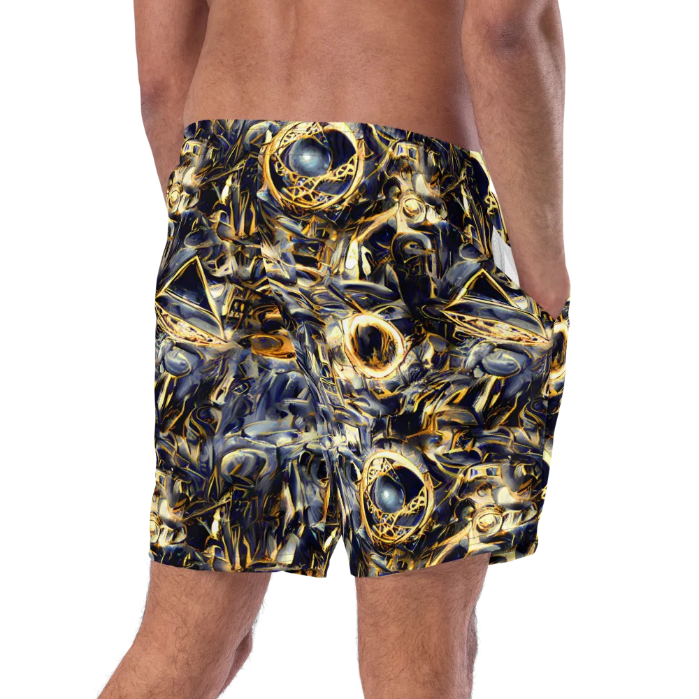 Imperial Nebula on Swim Trunks — Right Back
