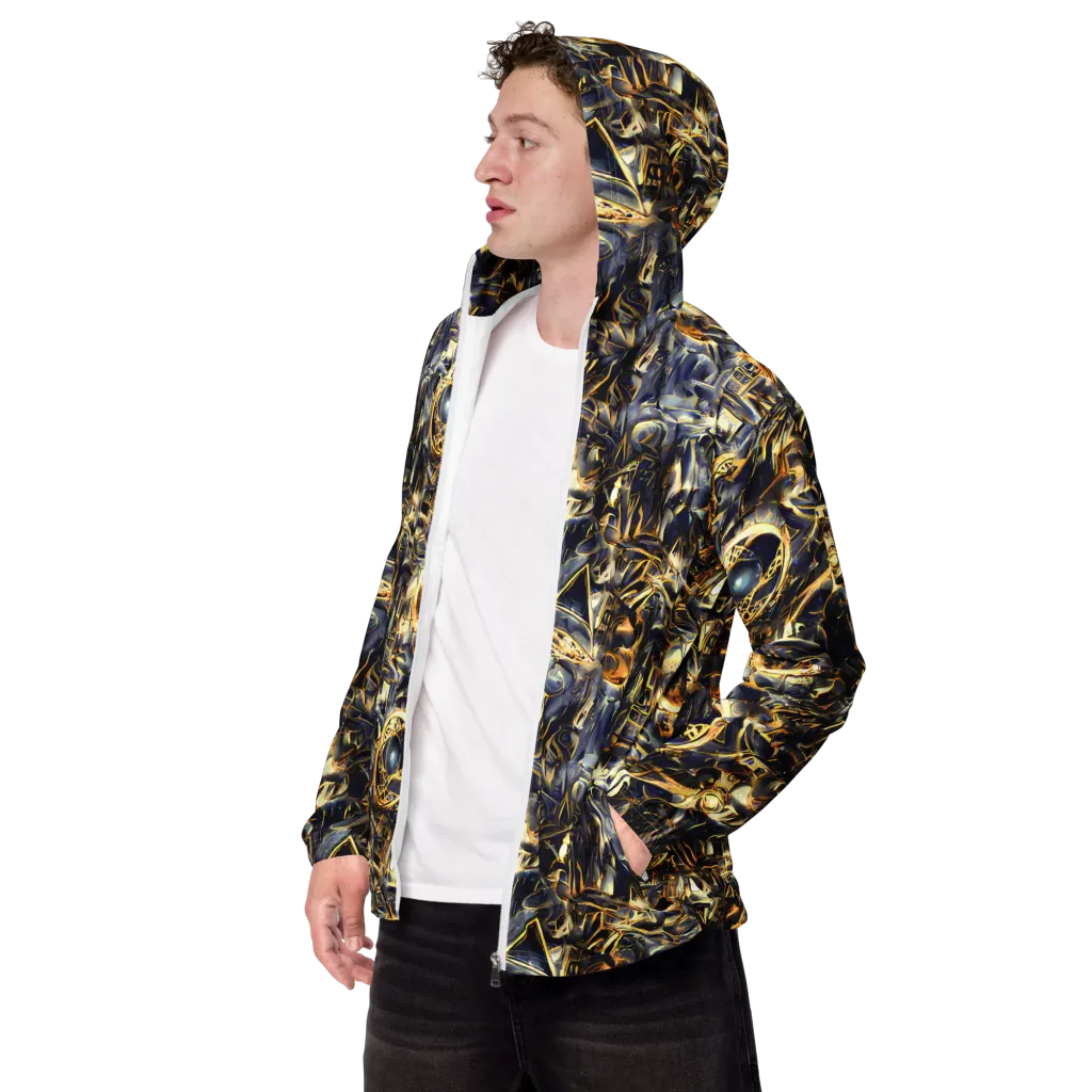 Imperial Nebula on Men's Windbreaker — Left Front