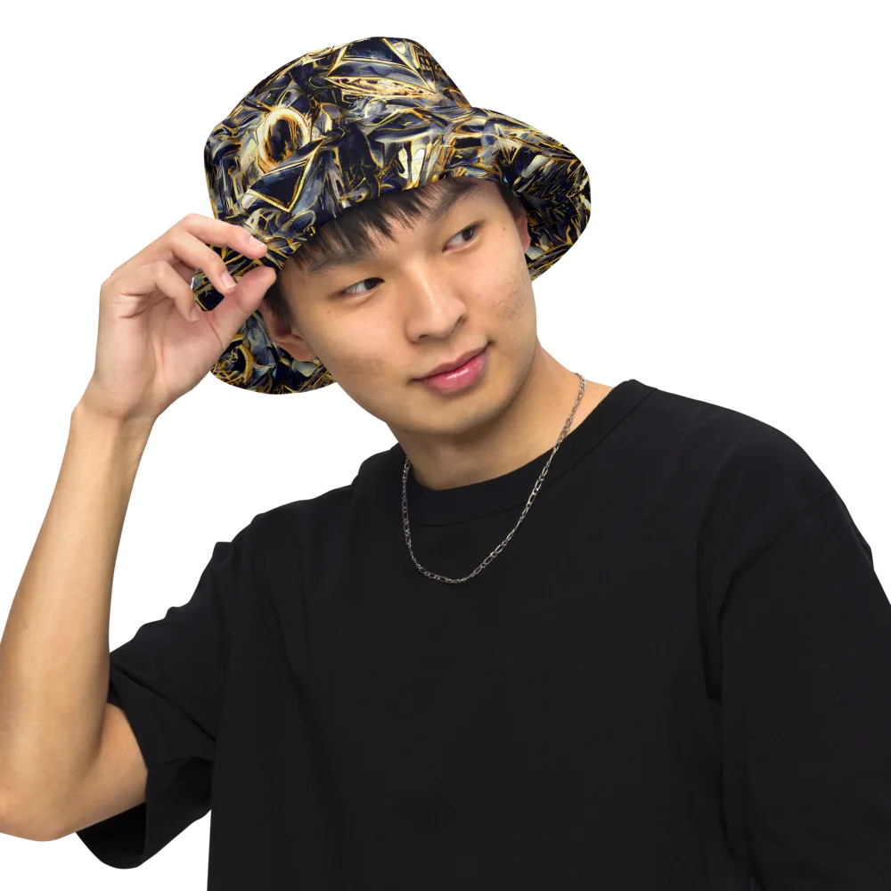 Imperial Nebula on Reversible Bucket Hat — Front Inside