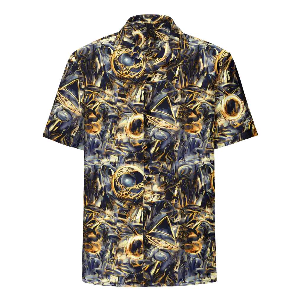 Imperial Nebula on Button Shirt — Front