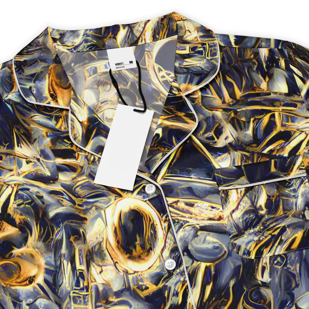 Imperial Nebula on Women's Short Sleeve Pajama Top — Product details